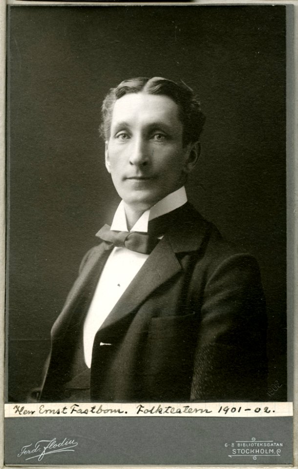 Ernst Fastbom, porträtt - SMV - H3 016