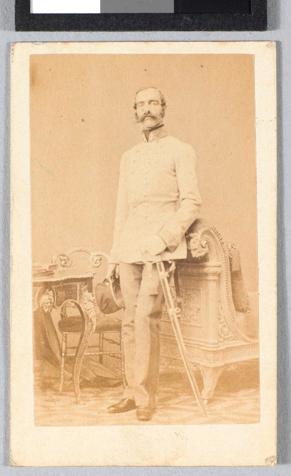 Ernst Karl Felix Maria Rainer Gottfried Cyriak von Habsburg-Lothringen (1824-1899), aartshertog van Oostenrijk en veldmaarschalk-luitenant van het Oostenrijkse keizerlijke leger, objectnr KA 6895.21