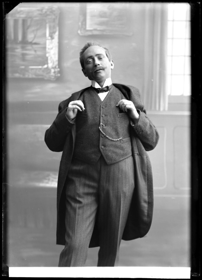 Ernst Norée in Borgmästare Stéen at Södra teatern 1907 - SMV - GN028