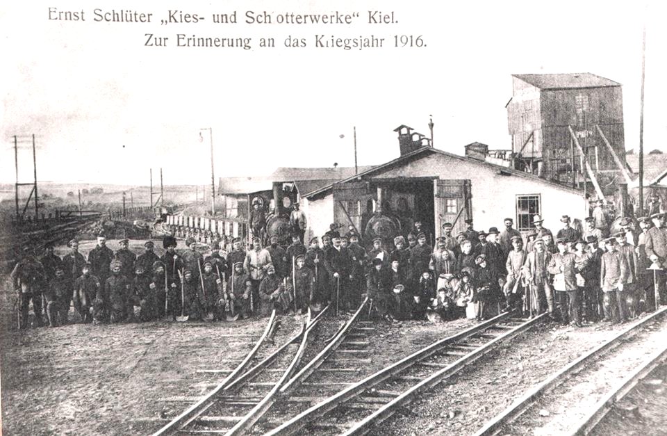 Ernst Schlüter 'Kies- und Schotterwerke' Kiel. Zur Erinnerung an das Kriegsjahr 1916