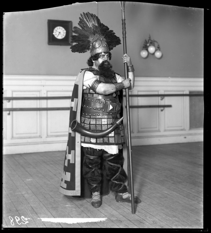 Ernst Svedelius in Ragnarök at Kungliga Operan 1907 - SMV - NS155