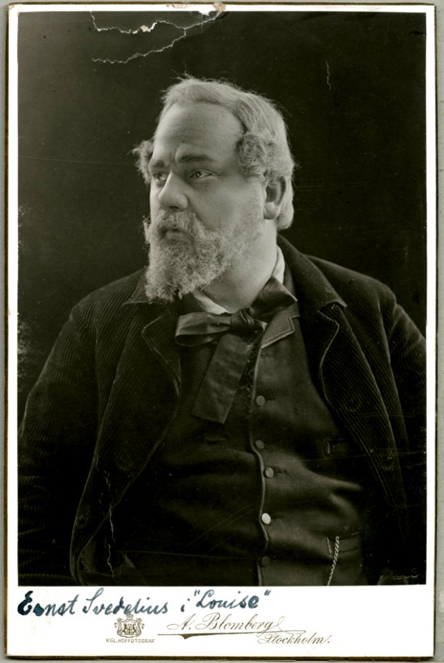 Ernst Svedelius, rollporträtt - SMV - H8 094