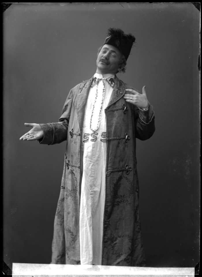 Ernst Norée in Statsrådet Stéen at Södra teatern 1908 - SMV - GN030