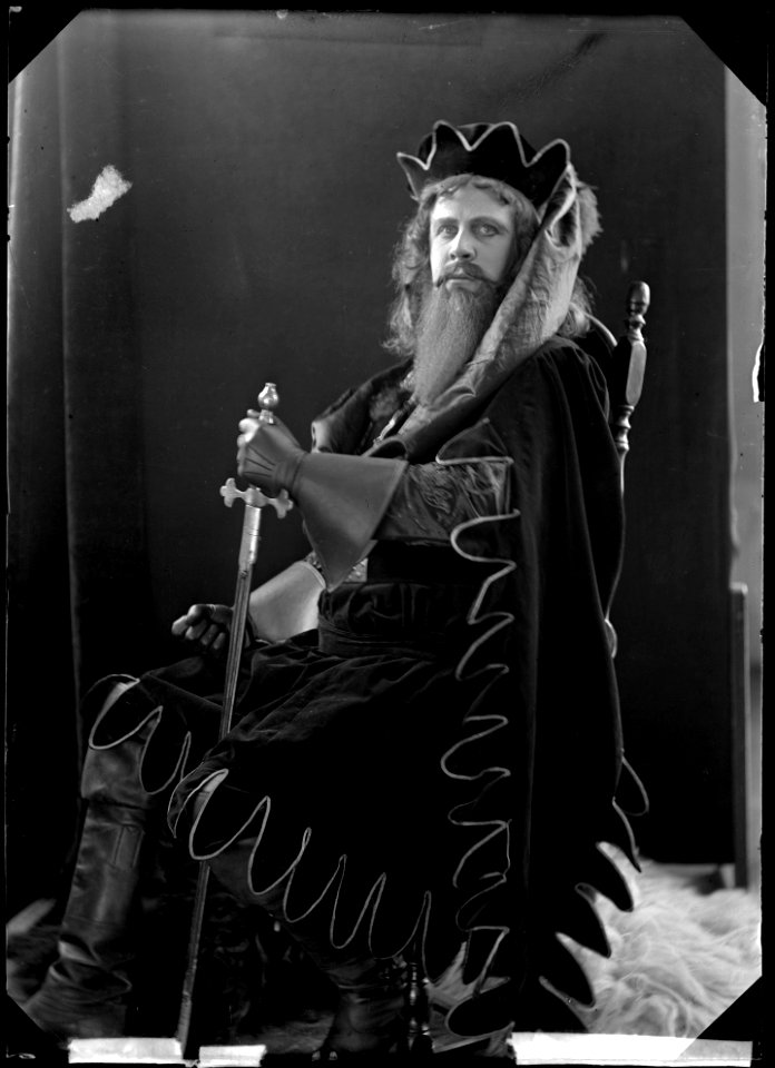 Ernst Öberg in Sten Stures löfte at Östermalmsteatern 1903 - SMV - NÖ001