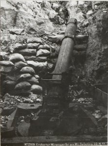 Eroberter Minenwerfer am Mt. Sabotino. 22.11.17. (BildID 15612011)