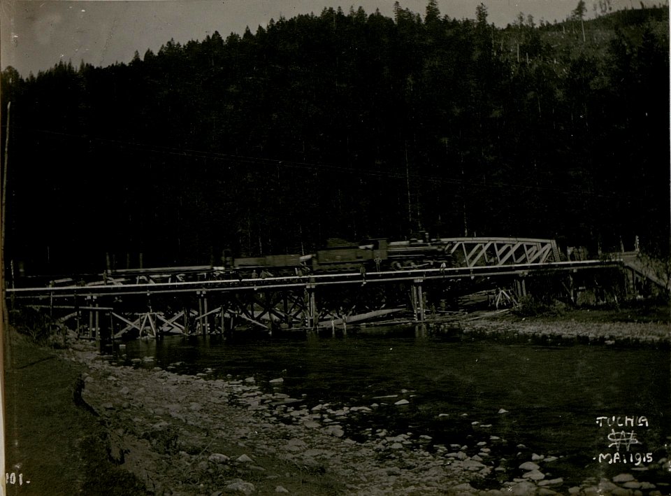 Erster Eisenbahnzug, Tuchla. (BildID 15517536)