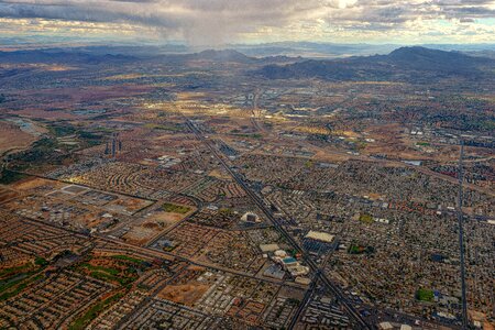 In the air las vegas city