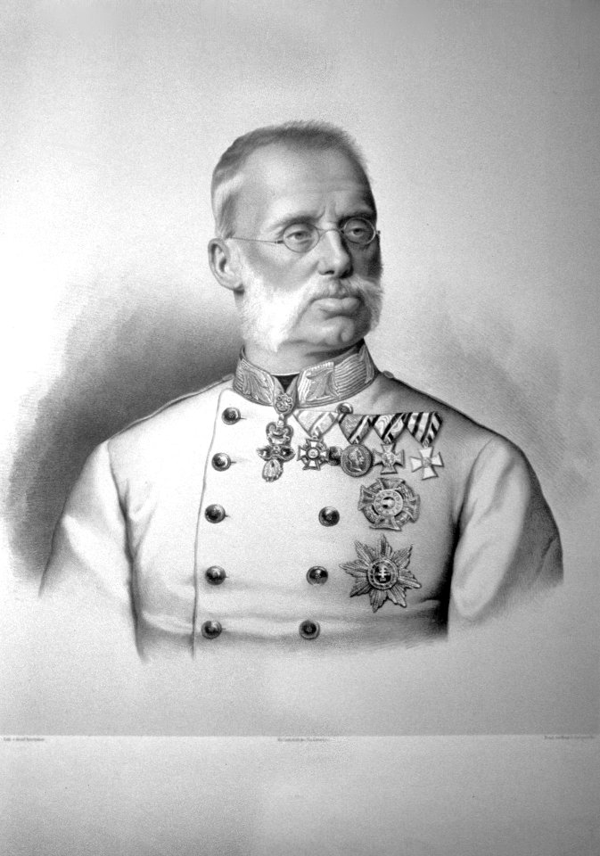 Erzherzog Albrecht 1876 Litho