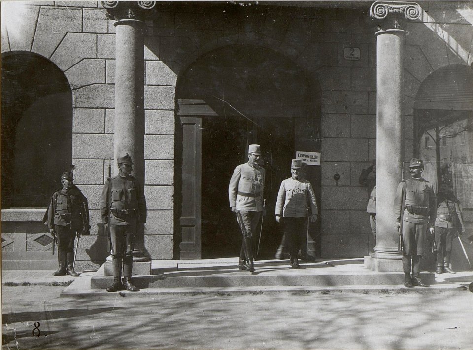 Erzherzog Eugen mit Generaloberst von Kövess in Bozen (BildID 15652227)