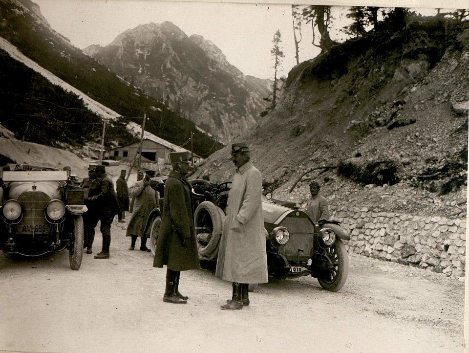 Erzherzog Eugen am Mojstrovka-Pass 1917