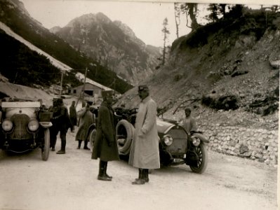 Erzherzog Eugen am Mojstrovka-Pass 1917