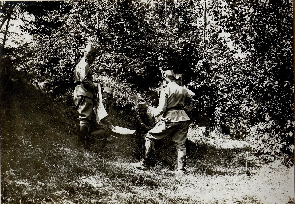 Erzherzog Karl besucht da VIII. Korpskommando in Luzk (Luck) (BildID 15550041)