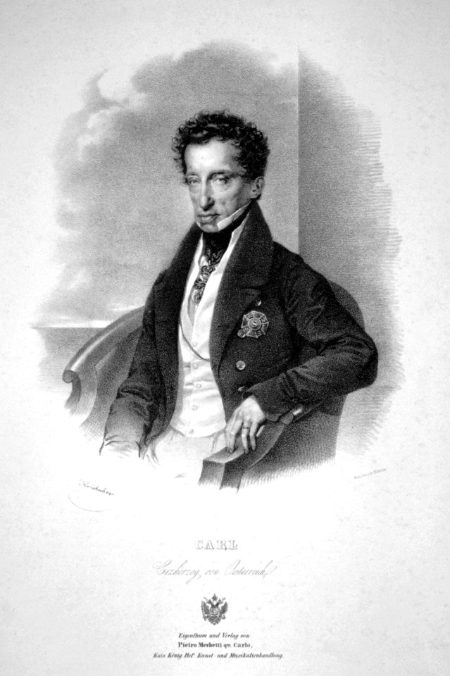 Erzherzog Karl Litho