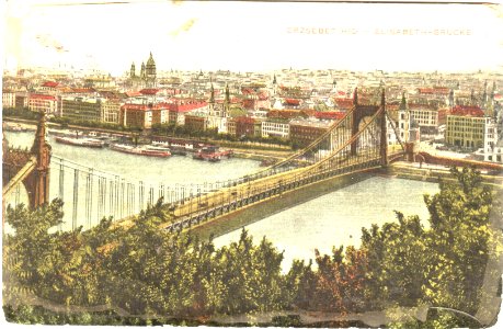 Erzsébet híd - 1909 (1) photo