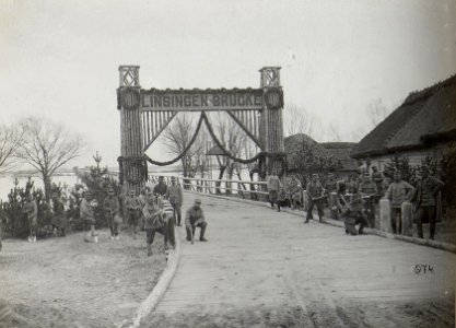 Eröffnung der Linsingen Brücke, wahrscheinlich nahe Kowel (BildID 15683127)