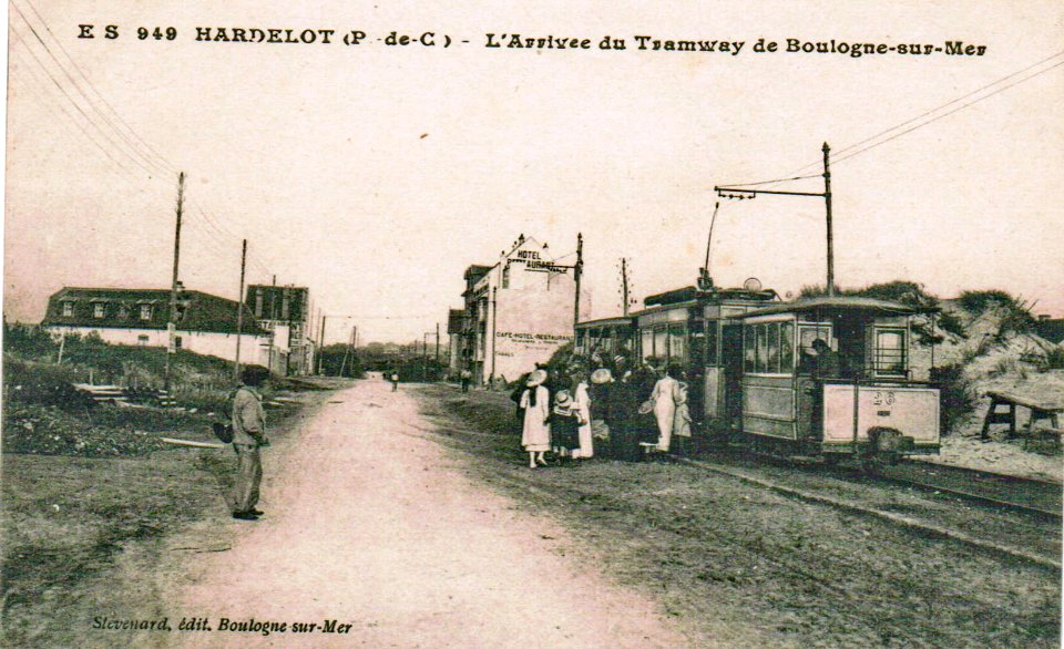ES 949 - HARDELOT - L'arrivée du tramway de Boulogne-sur-Mer