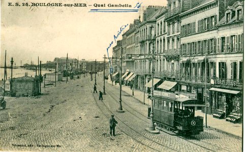 ES 26 - BOULOGNE-SUR-MER - Quai Gambetta photo