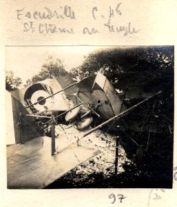 Escadrille C. 46 Saint-Etienne au Temple. - Fonds Berthelé - 49Fi1875-97