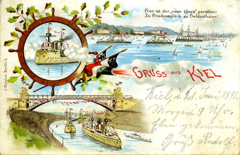 Eröffnung des Kaiser-Wilhelm-Kanals (Kiel 28.540)