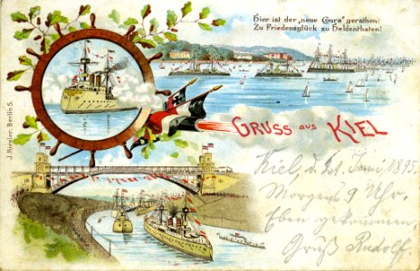 Eröffnung des Kaiser-Wilhelm-Kanals (Kiel 28.540)