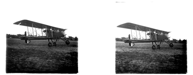 Escadrille V.21. Biplan Bréguet - Fonds Berthelé - 49Fi437