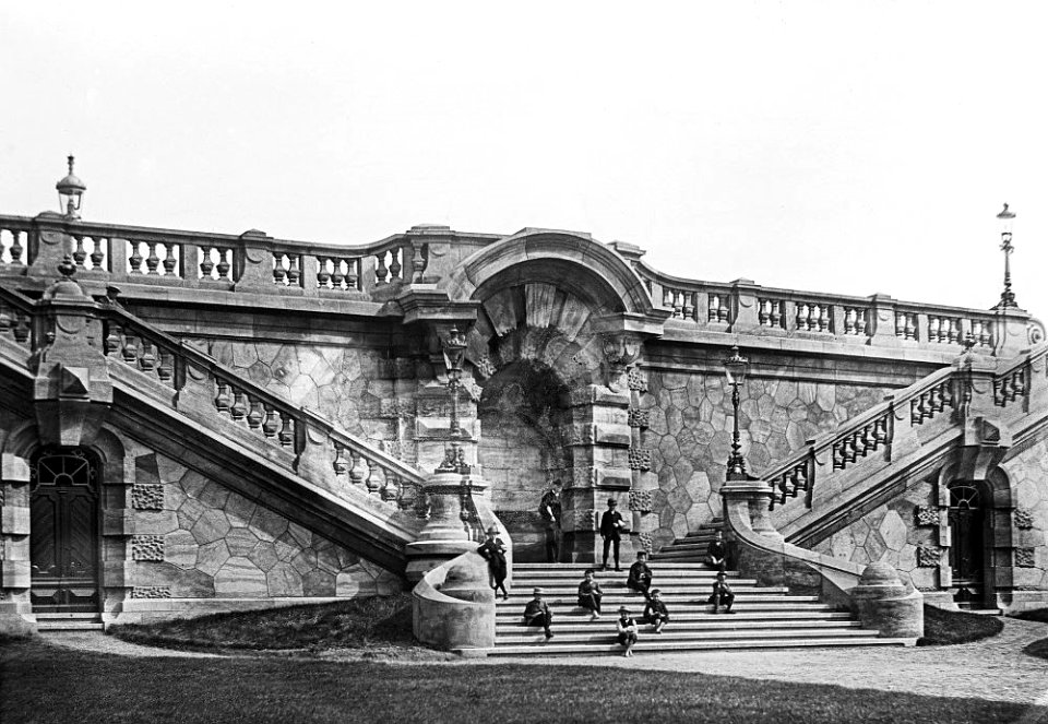 Escaleras del puente de carola bella época dresde