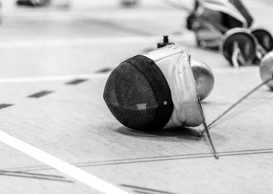 Fencing mask training face protection