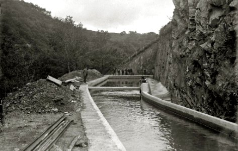 Escenas de la inauguración de una central eléctrica en el río Bidasoa (16 de 19) - Fondo Car-Kutxa Fototeka