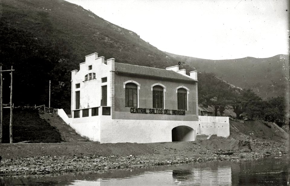 Escenas de la inauguración de una central eléctrica en el río Bidasoa (9 de 19) - Fondo Car-Kutxa Fototeka