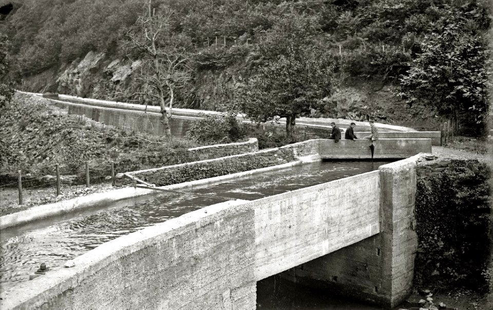 Escenas de la inauguración de una central eléctrica en el río Bidasoa (13 de 19) - Fondo Car-Kutxa Fototeka