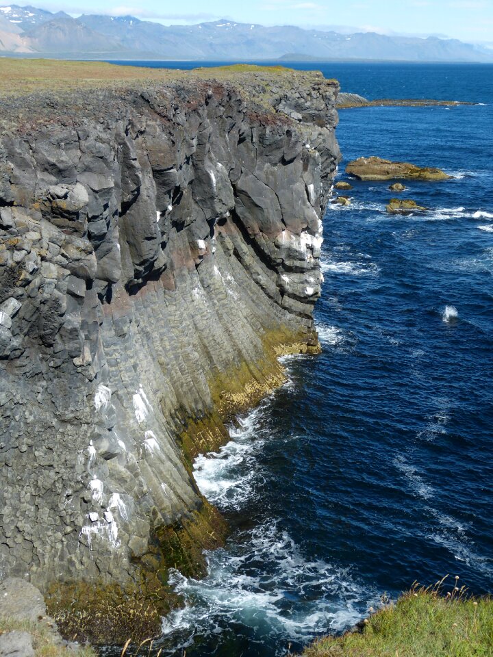 Nature volcanic landscape photo