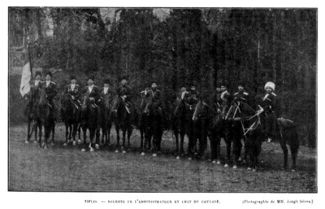 Escort of the Caucasian chief administrator, Tbilisi (MM Jongh photo)