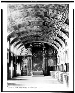 Escorial. Vista interior de la Sacristia - J. Laurent. Madrid. LCCN94511741