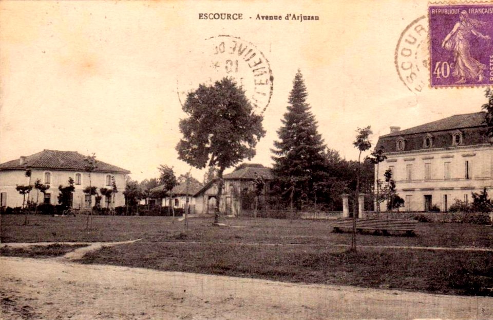 Escource - avenue d'Arjuzan