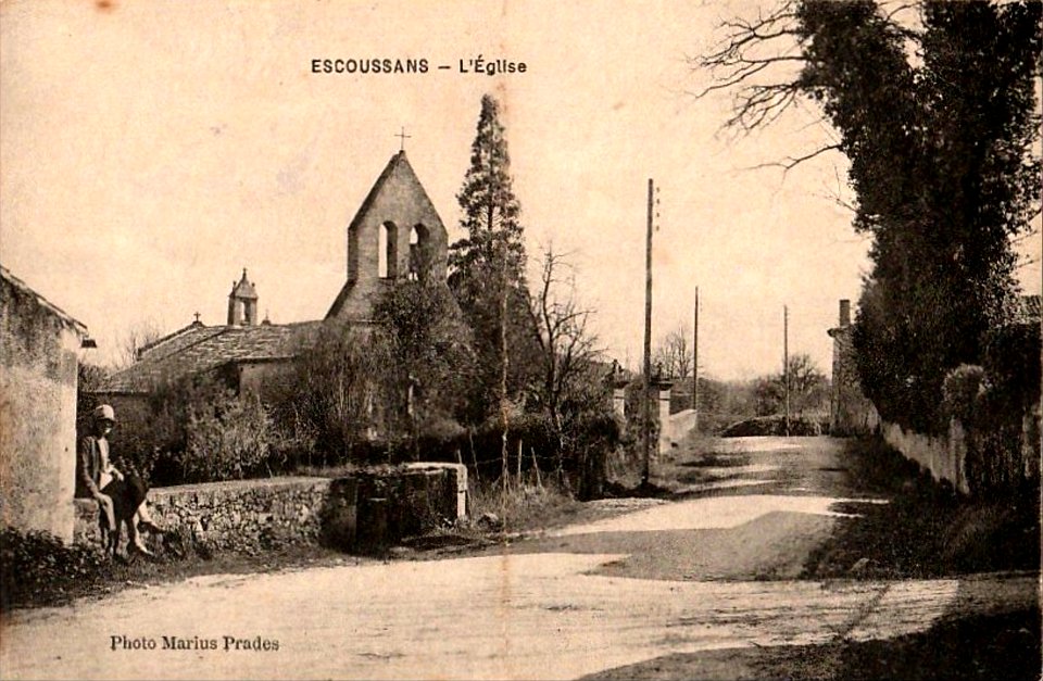 Escoussans - église 1
