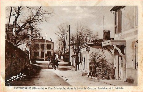 Escoussans - rue principale