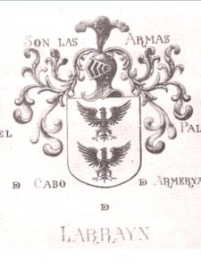 Escudo de armas de la Falmilia Larraín