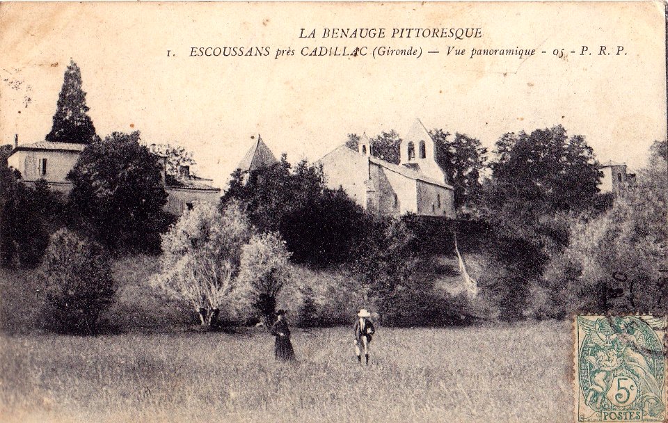 Escoussans - vue générale 1
