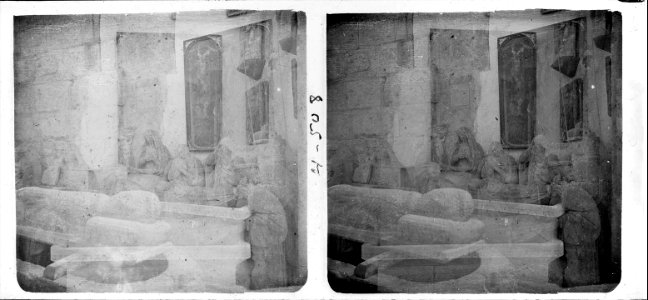 Escultures conservades al museu diocesà de Tarragona que mostren l ' enterrament de Crist