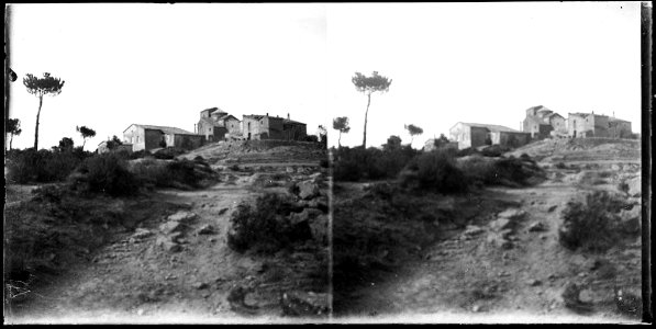 Església de Sant Cugat del Racó i cases dels voltants