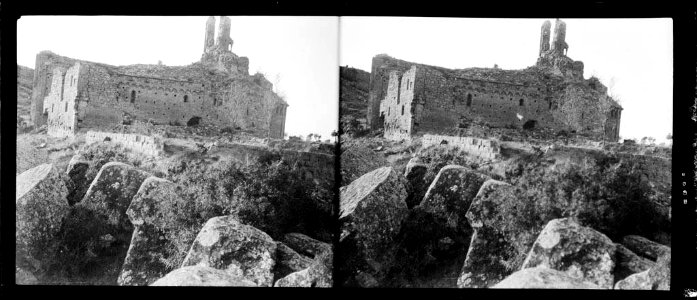 Església de Sant Pere de Ponts en ruïnes (AFCEC DEGOLLADA X 125)