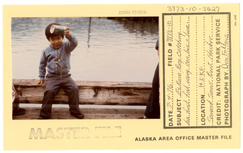 Eskimo boy catching his first fish using can, line, & lure (33393640932)