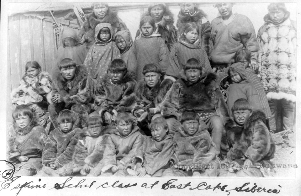 Eskimo school class at East Cape, Siberia LCCN2004670872