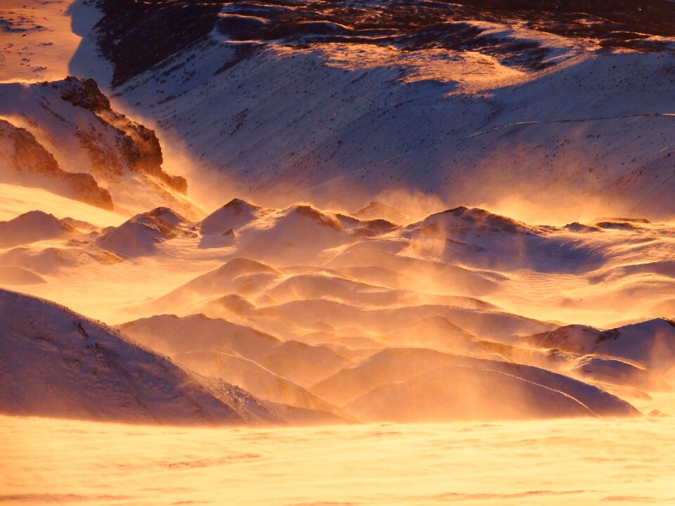 Snow landscape nature