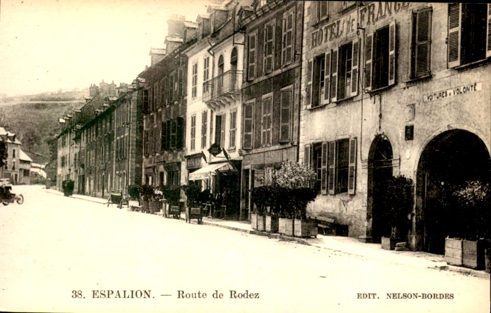 Espalion - Route de Rodez