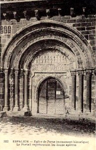 Espalion - église de Perse - Portail 2
