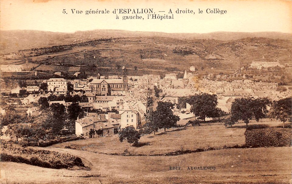Espalion - vue générale 1