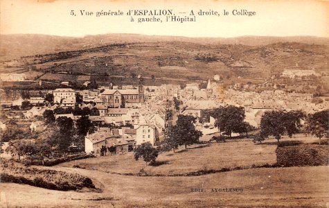 Espalion - vue générale 1