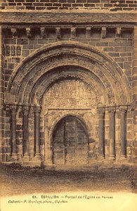 Espalion - église de Perse - Portail 3