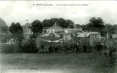 Espiet - vue générale